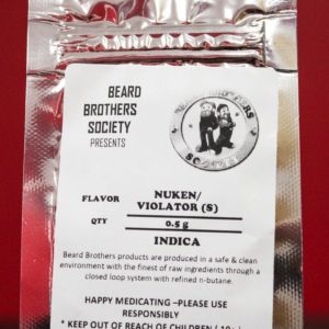 Beard Bros Nuken Violaor Shatter 1/2g