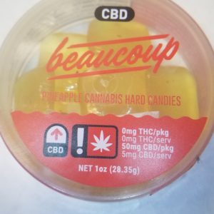 Beaucoup-CBD Pineapple Hard Candy #0826