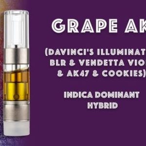 Beezle Brand Grape AK Live Resin Cartridge