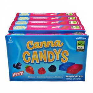Berry 4pk Hard Candy 240mg/Box - Canna Candys