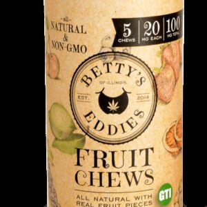 Betty's Eddies - Fruit Chews THC 20mg (5pk)