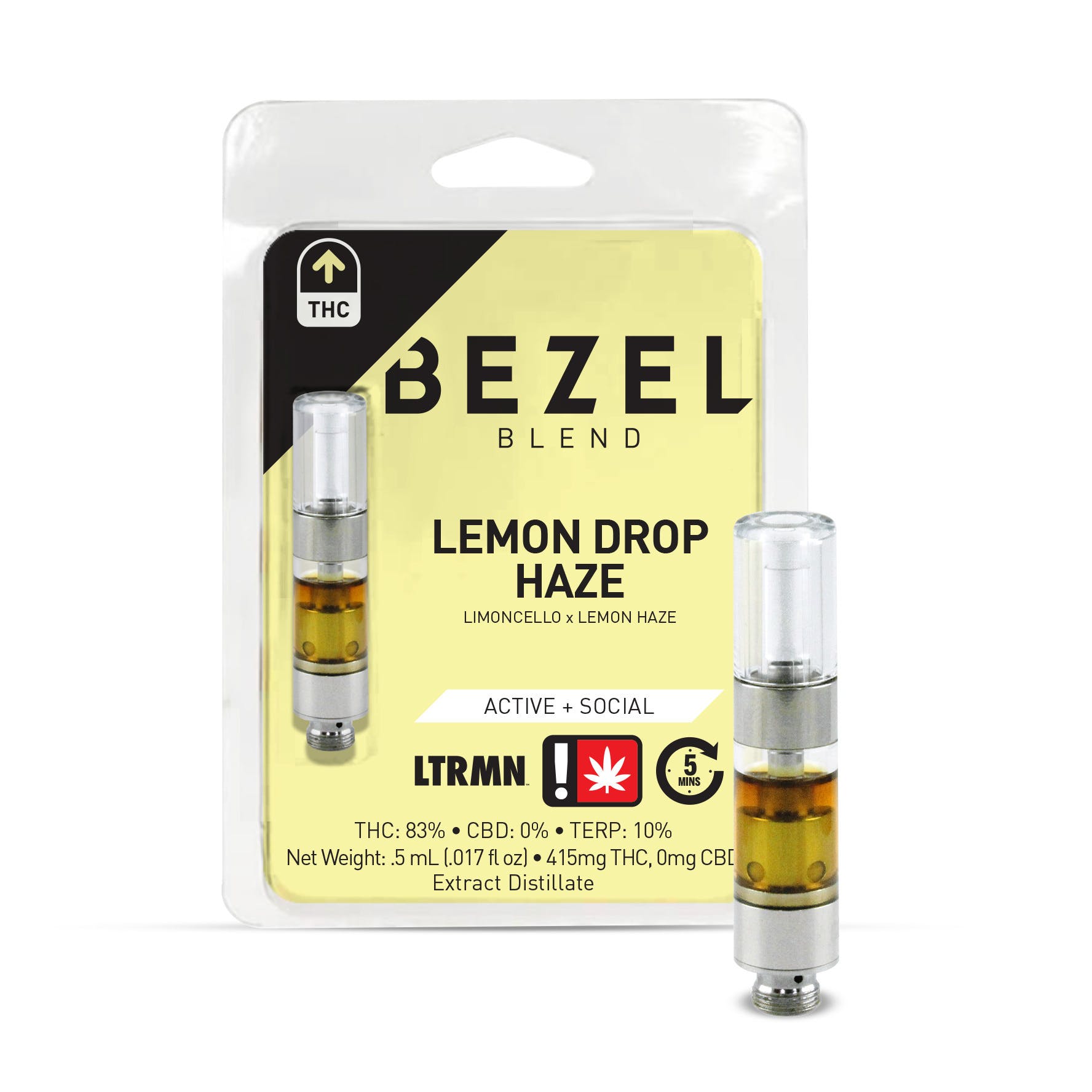 Bezel: .5ml - Lemon Drop Haze ( CBD )