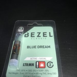 Bezel-Blue Dream Vape Cartridge #3760