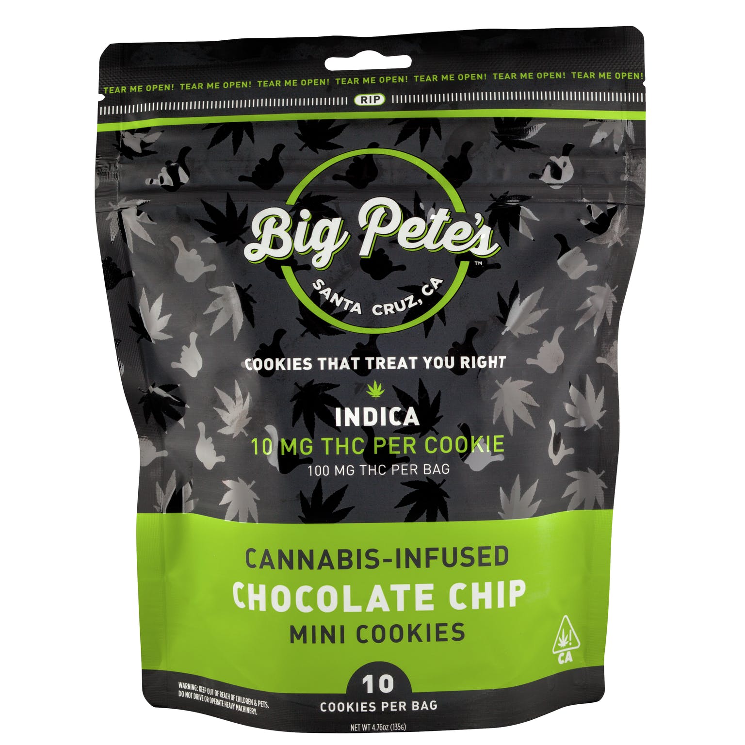Big Pete's - 100mg THC - Chocolate Chip