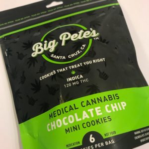 Big Pete's Chocolate Chip Mini Cookies INDICA 100mg