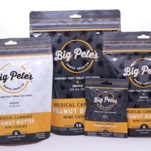 Big Pete's Peanut Butter Cookies Indica 100mg