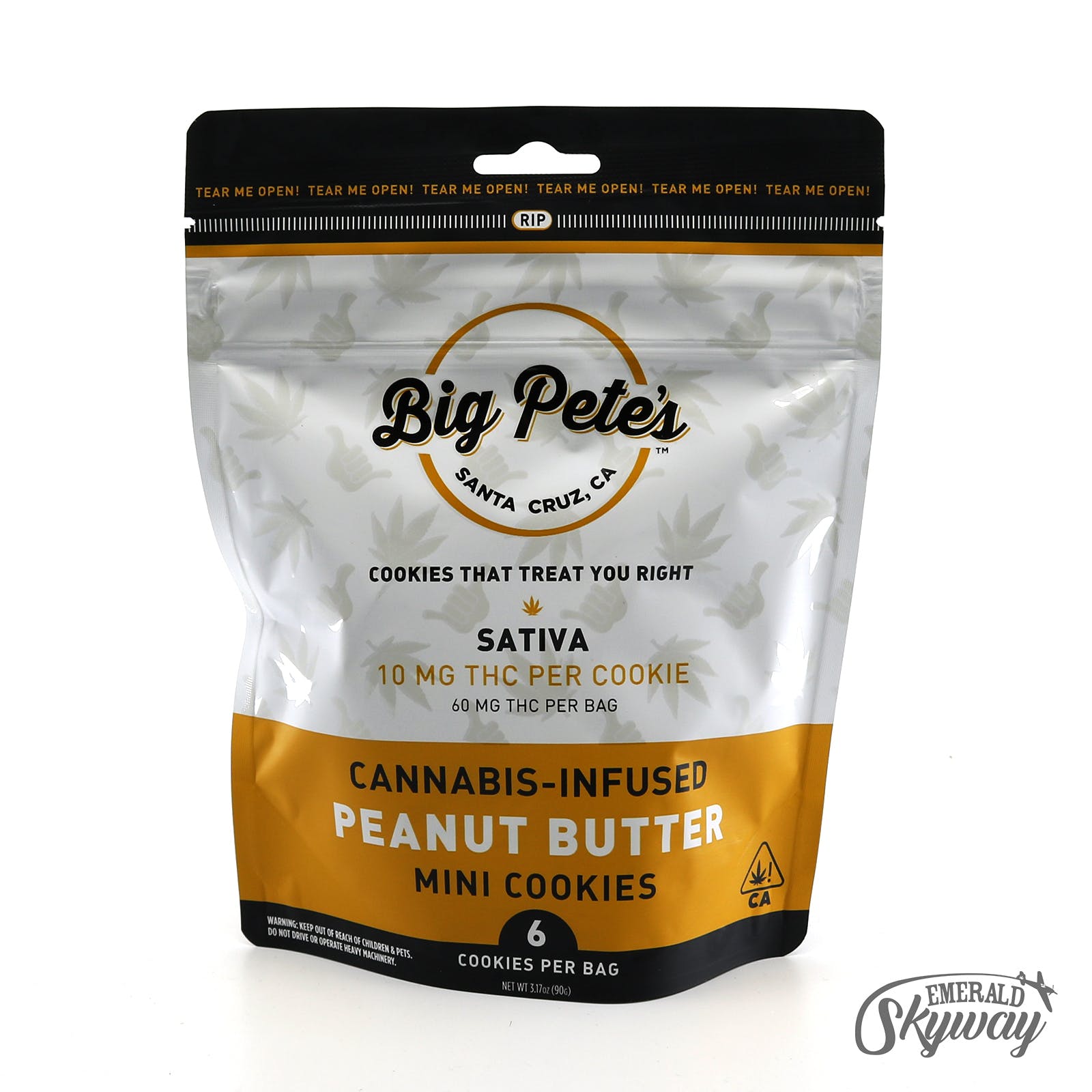 Big Pete's: Peanut Butter Cookies - Sativa 6 Pack