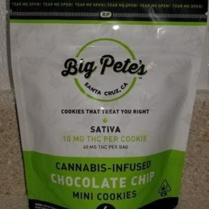 Big Petes Sativa 6pk Chocolate Chip 10mg doses