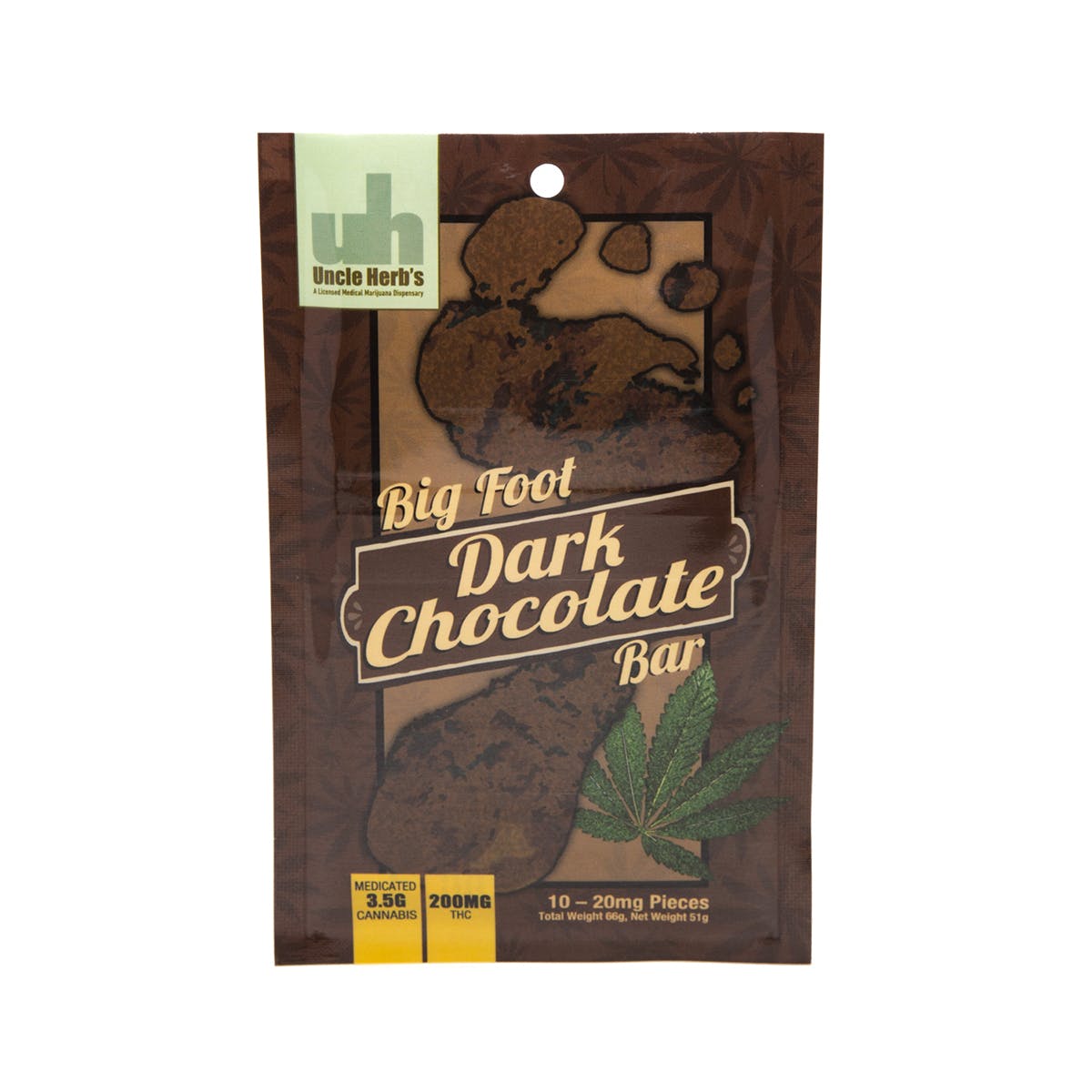 Bigfoot Bar - 200mg Dark Chocolate