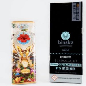 Binske Milk Hazelnut Chocolate Bar 100mg