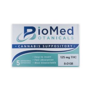 Bio Med Suppository - 125mg THC
