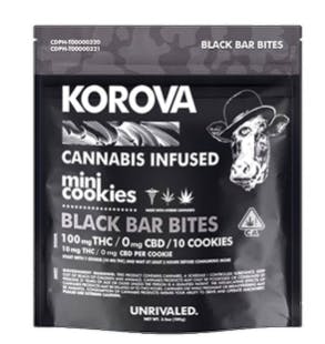 edible-korova-black-bar-bites-100mg-thc-korova