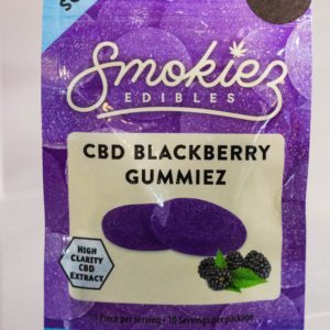 Blackberry CBD Gummiez 10pk by Smokiez