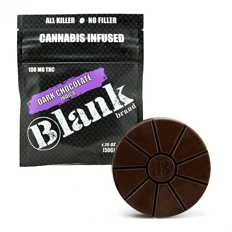 Blank Brand - Dark Chocolate Indica (100mg)