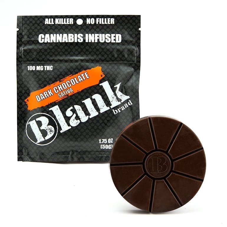 Blank Brand - Dark Chocolate Sativa (100mg)