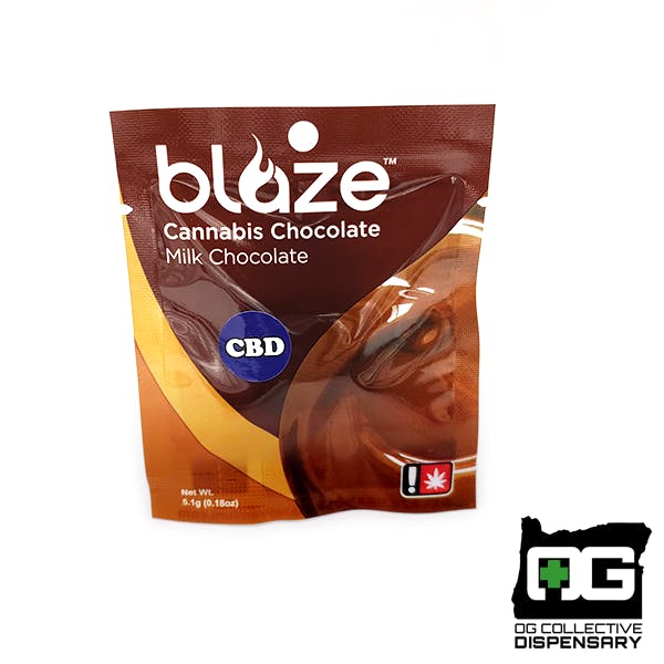 BLAZE - CBD Milk Chocolate - Singles