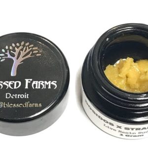 BLESSED FARMS LIVE RESIN BUDDER - DO SI DOS X STRAIGHT GAS (2/$150)