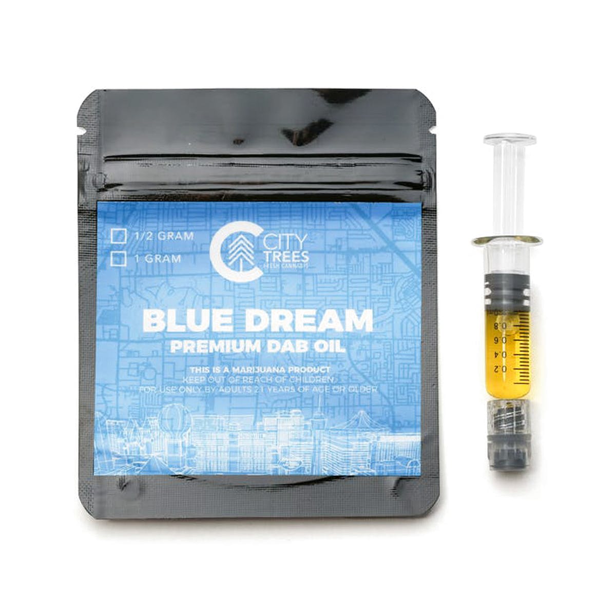 Blue Dream Premium Distillate Dab Oil Applicator