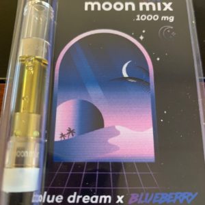 Blue Dream x Blueberry Vape Cartridge by Moon Mix