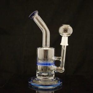 Blue Glass Water Pipe