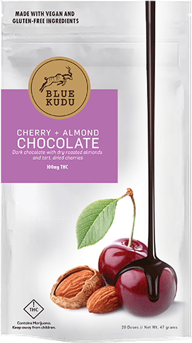 Blue Kudu - Cherry & Almond Chocolate 100 MG