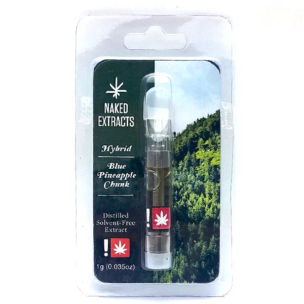 BLUE PINEAPPLE CHUNK 1g CARTRIDGE from NAKED EXTRACTS
