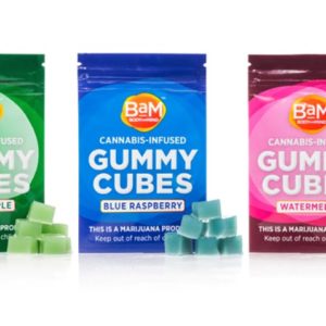Blue Raspberry Gummy Cubes - BaM