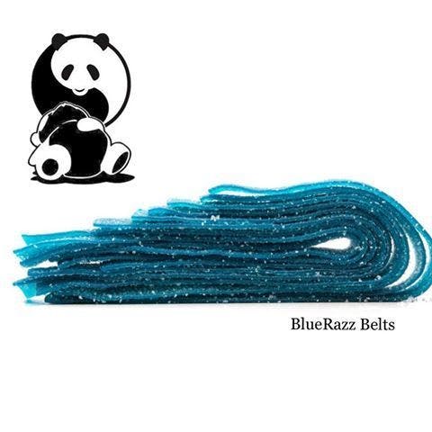 Blue Razz Belts 400mg - Eye Candy Edibles