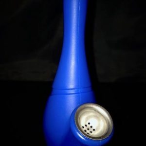 BLUE SILICONE FLOWER BONG