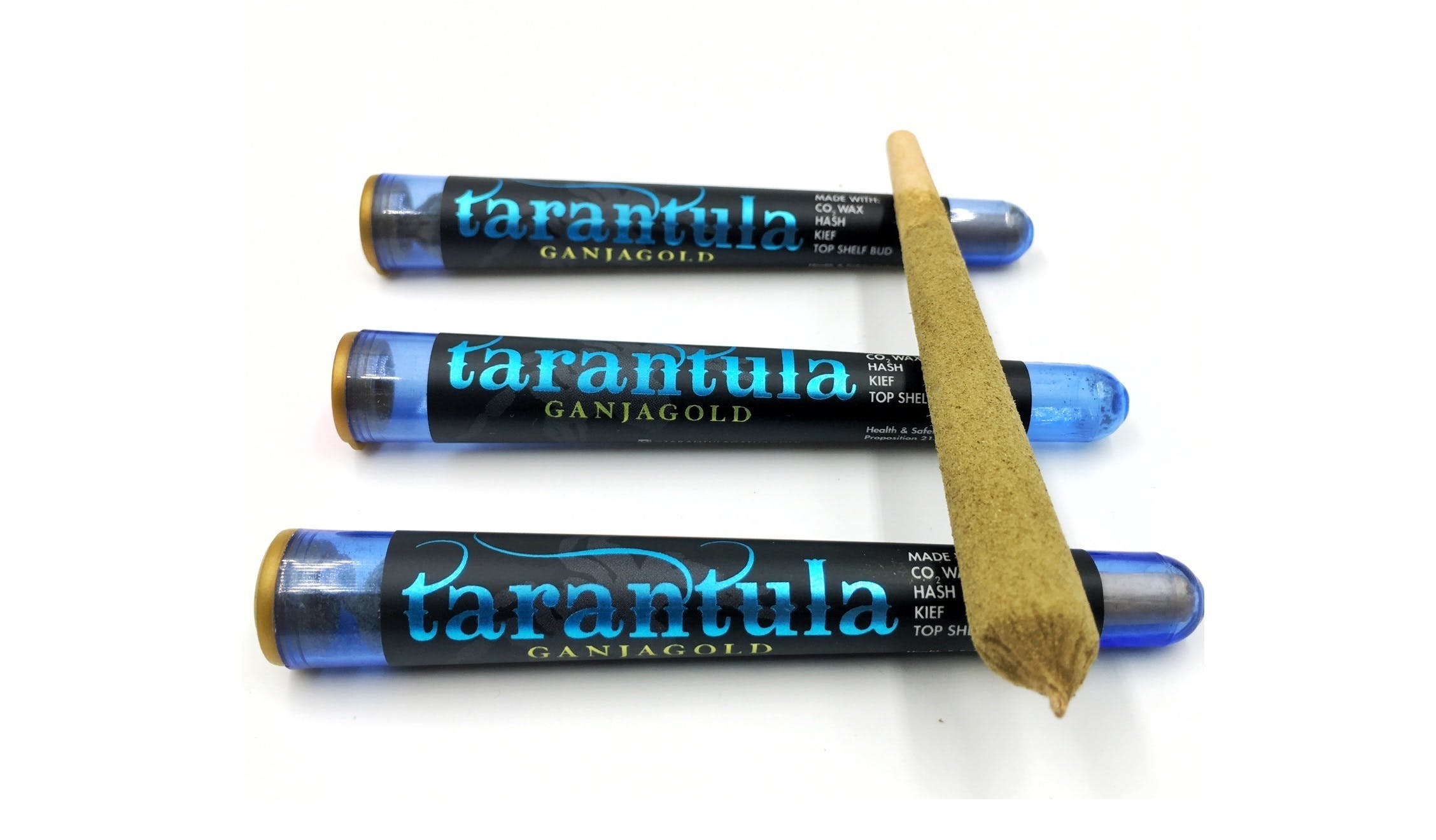 preroll-ganja-gold-blue-tarantula-ganjagold