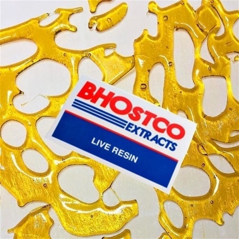 Blue Widow Live Resin Shatter : BHOSTCO EXTRACTS