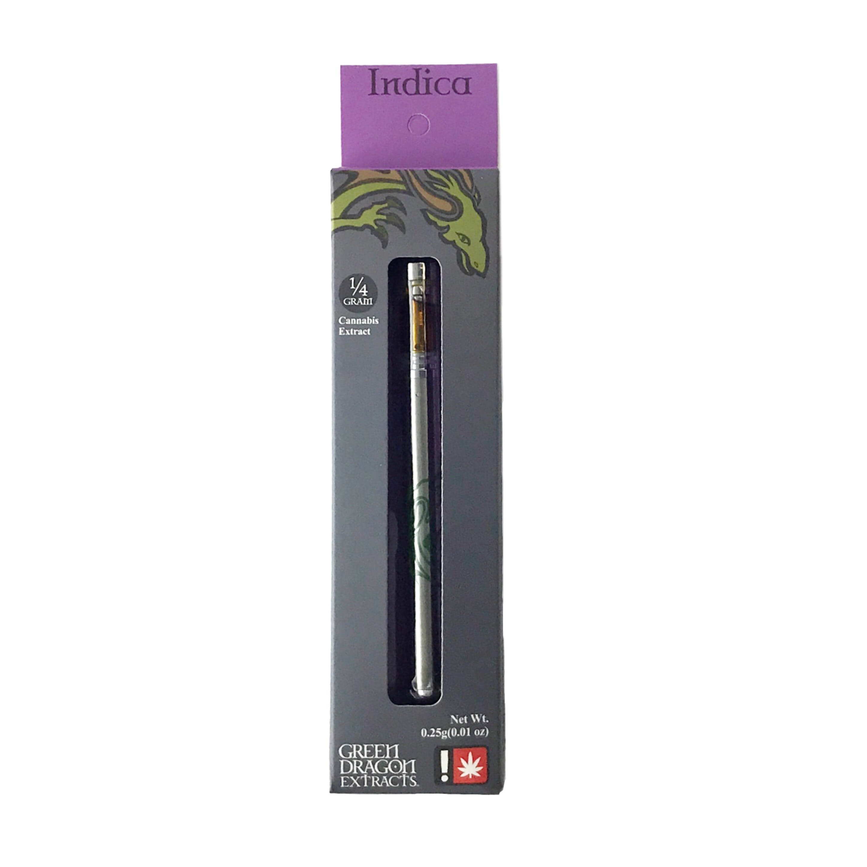 BLUEBERRY KUSH 1/4g DISPOSABLE PEN from GREEN DRAGON EXTRACTS