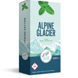 BlueKudu - Alpine Glacier - Mint + Dark Chocolate - 100mg THC