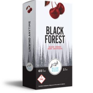 BlueKudu - Black Forest - Black Cherry Dark Chocolate - 60mg CBD / 1mg THC