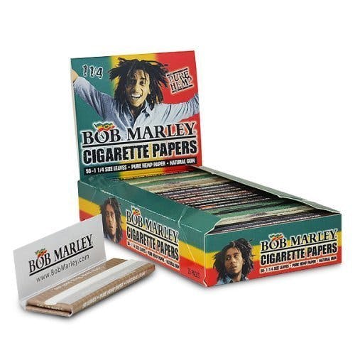 Bob Marley 1 1/4" Hemp Rolling Papers