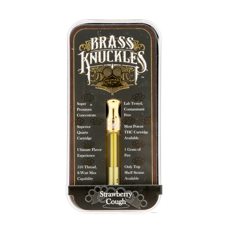 BRASS KNUCKLES •STRAWBERRY COUGH• CARTRIDGE
