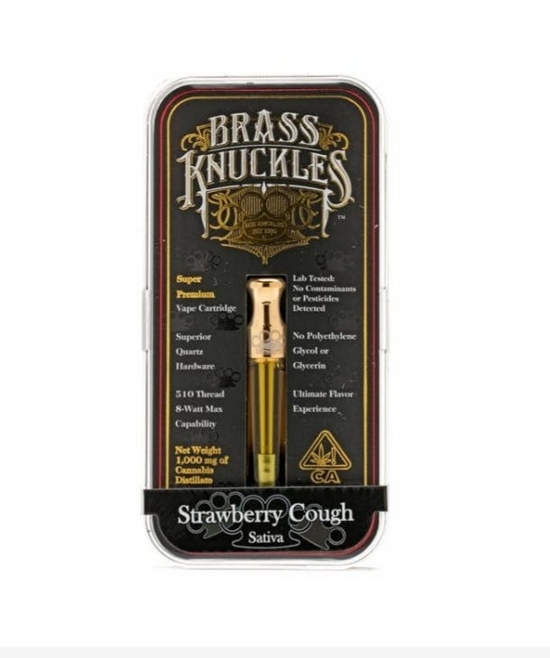 BRASS KNUCKLES STRAWBERRY COUGH