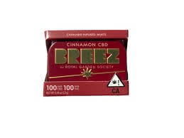 Breez Cinnamon 1:1 CBD:THC Mints