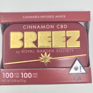 Breez - Cinnamon CBD 100/100 Mints