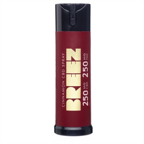 BREEZ - Cinnamon CBD Spray - 250mg CBD : 250mg THC