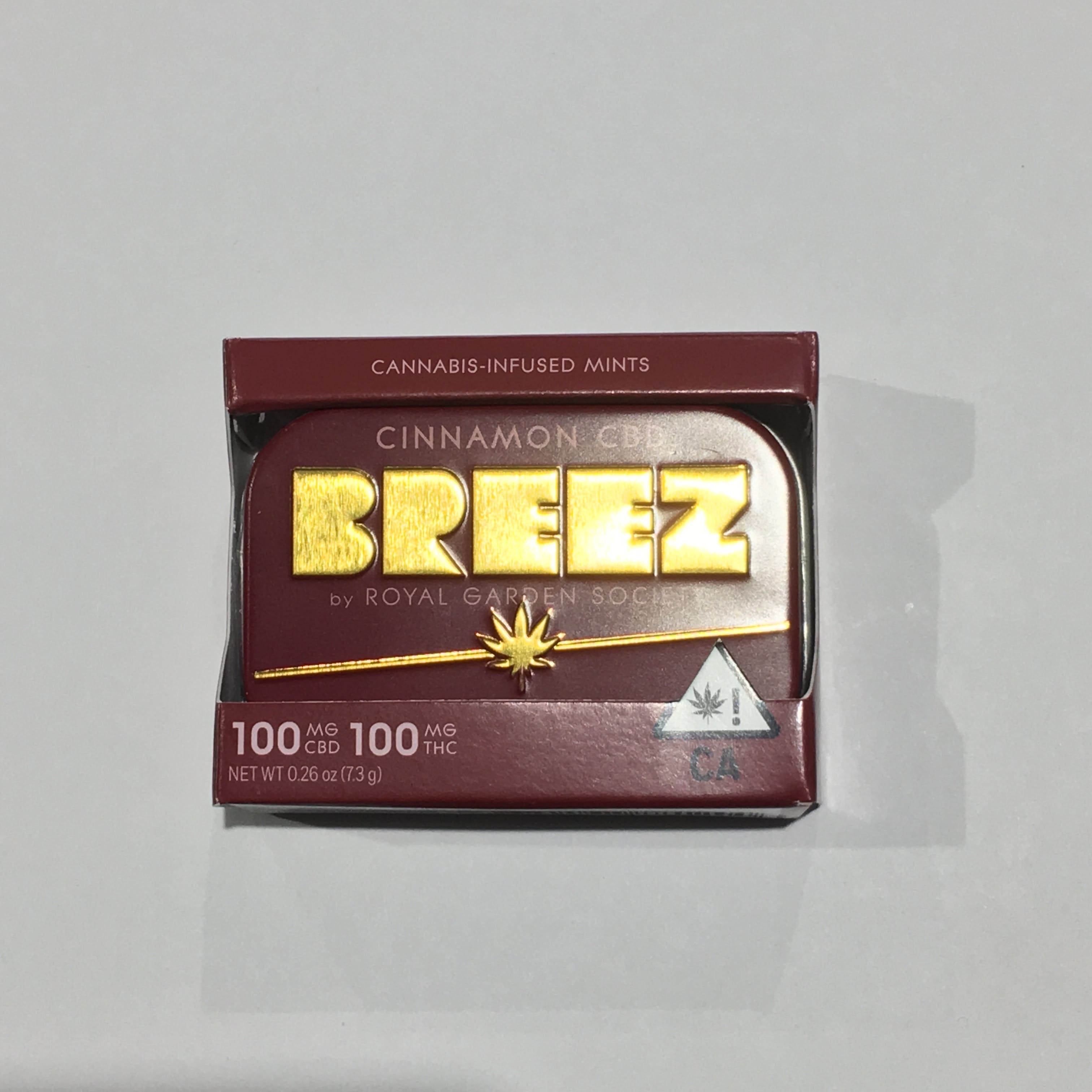 [Breez] Cinnamon Mints THC:CBD