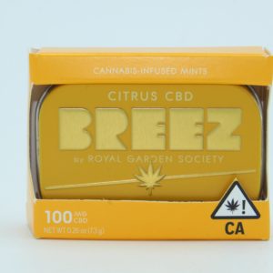 Breez: Citrus Mint Tablets - 100mg