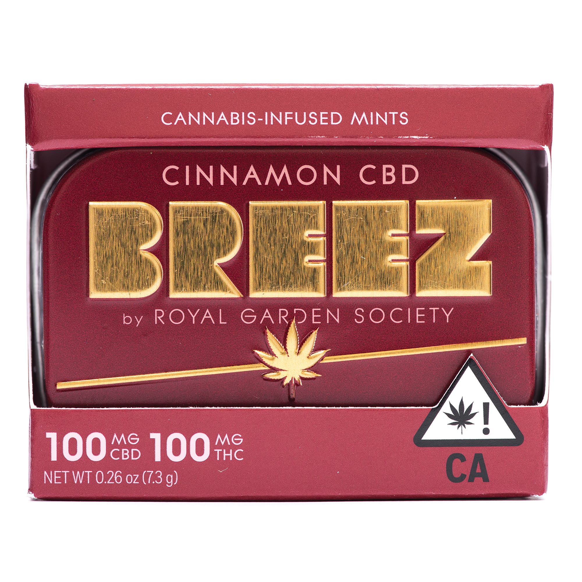 Breez Medicated Mints 1:1 CBD / THC 100mg
