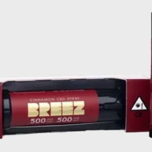 BREEZ- Tincture Spray (Cinnamon CBD 1:1 500mg)