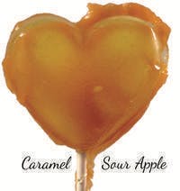 B’s Treats Gourmet Lollipop - 70mg - Caramel Sour Apple Covered in Caramel