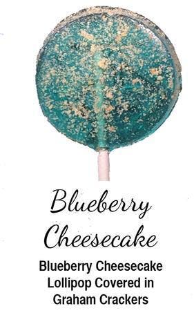 B's Treats Blueberry Cheesecake Lollipop