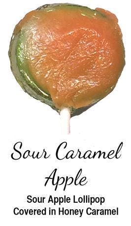 B's Treats Caramel Apple Lollipop