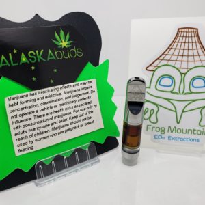 Bubba Breath 48.05% THC 0.5 Gram CO2 Cartridge from Frog Mountain
