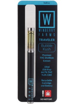 Bubba Kush .5g Disposable Vape Cart by Winberry Farms