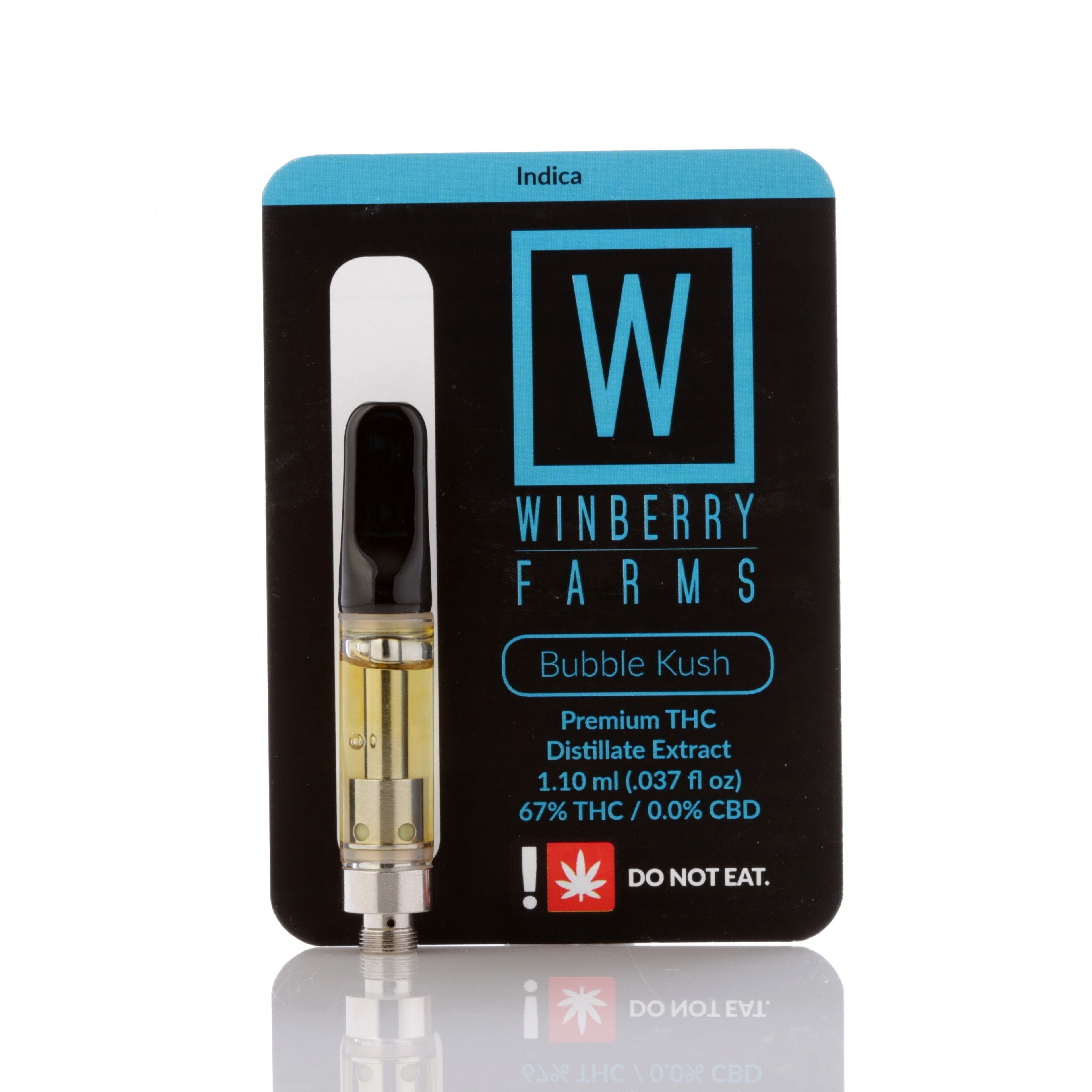 Bubble Kush 1g cart by Winberry Farms